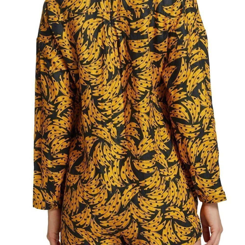 FARM Rio Yellow & Black Floral Print Romper Jumpsuit - Picture 5 of 9